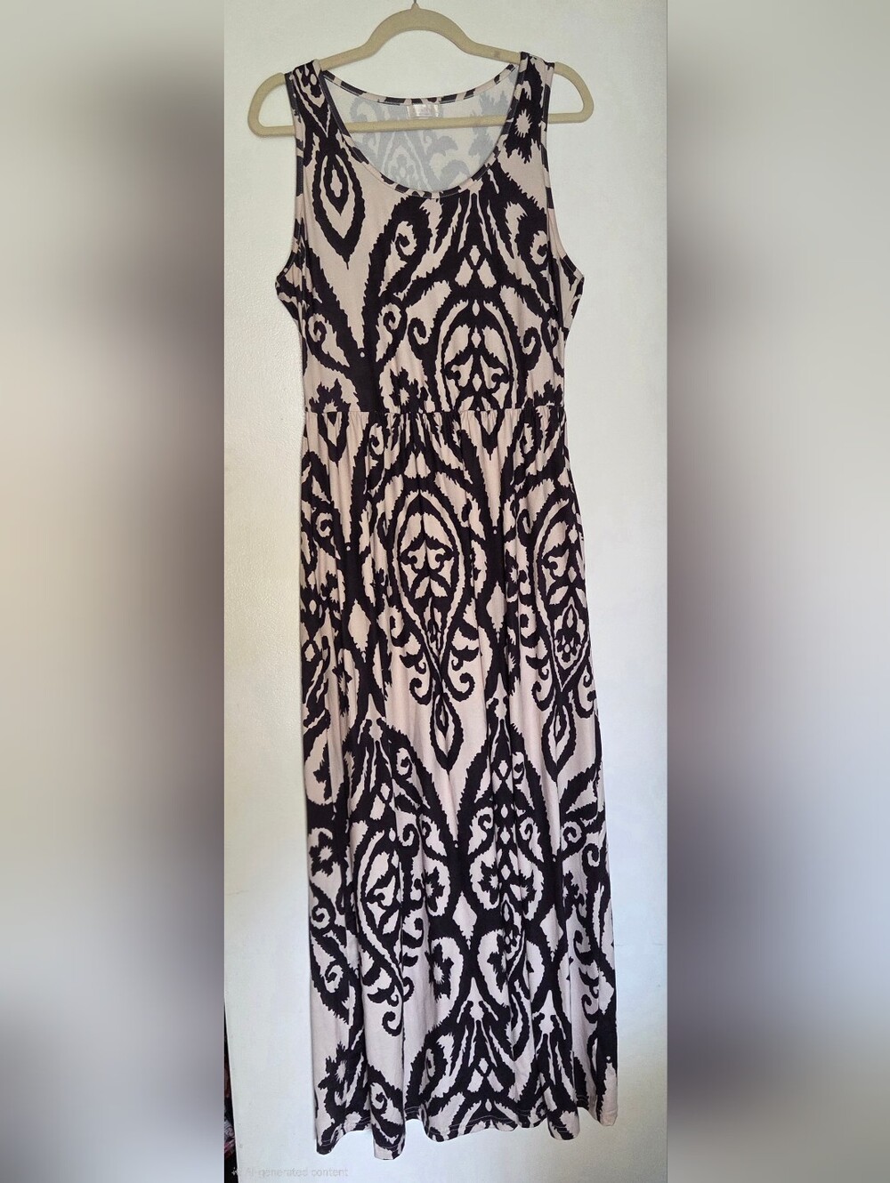 Black and Cream Printed Women's Skirt